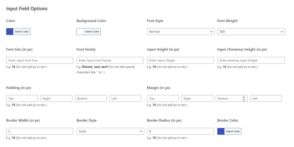 contact form 7 input style | Ultimate Addons for Contact Form 7