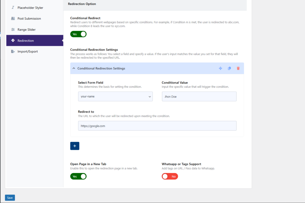 Conditional Redirection | Ultimate Addons for Contact Form 7