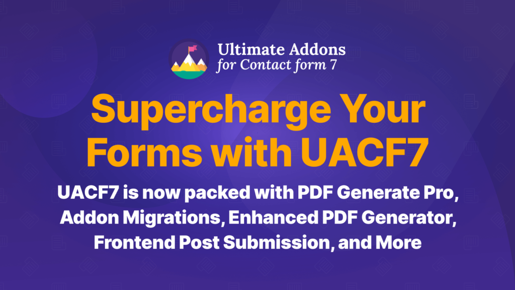 Ultimate Addons for Contact Form 7 | Ultimate Addons for Contact Form 7
