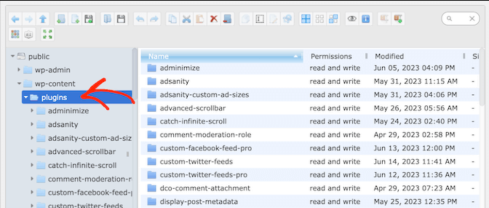 Install Plugins in WordPress vis FTP