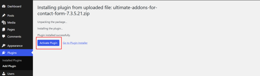 Install Premium Plugin in WordPress